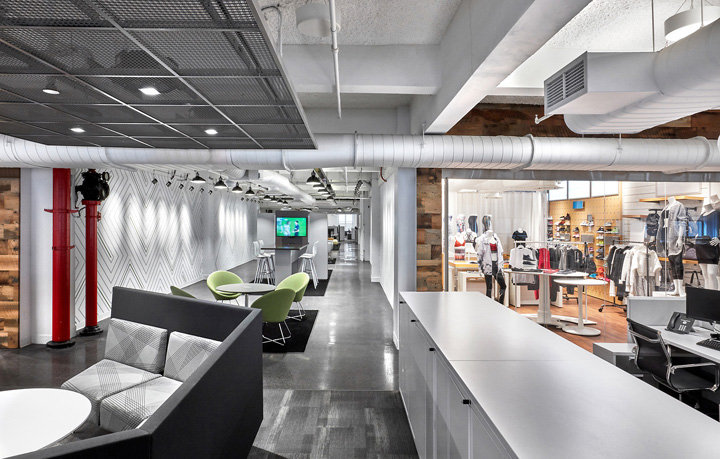 唯美工业风 美国零售商Foot Locker纽约总部设计欣赏