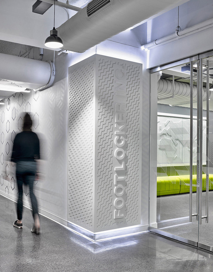 唯美工业风 美国零售商Foot Locker纽约总部设计欣赏