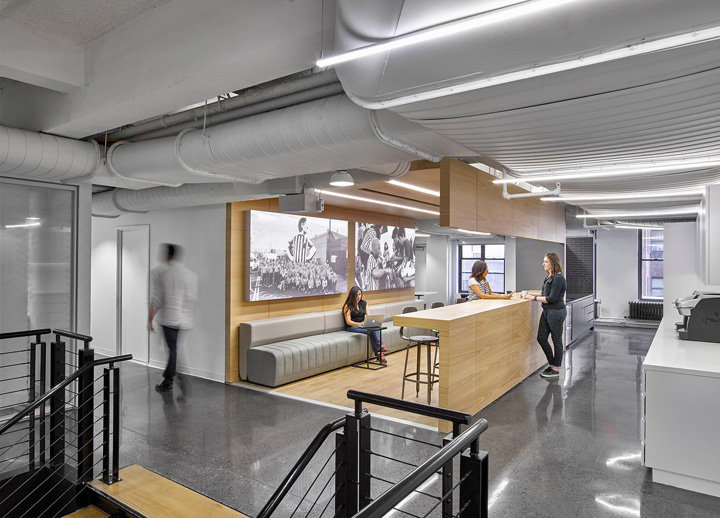 唯美工业风 美国零售商Foot Locker纽约总部设计欣赏