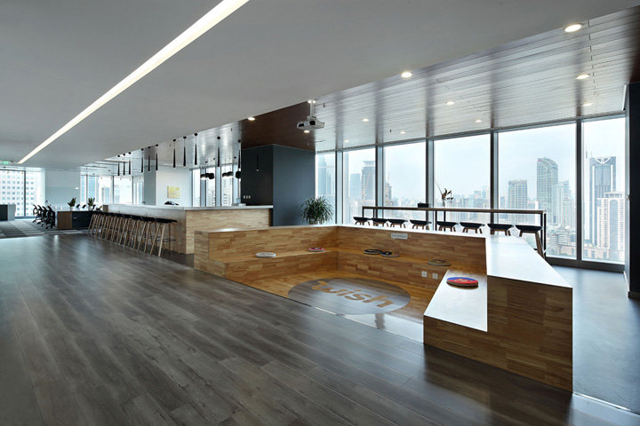 中西合璧 跨境电商平台Wish上海办公设计欣赏