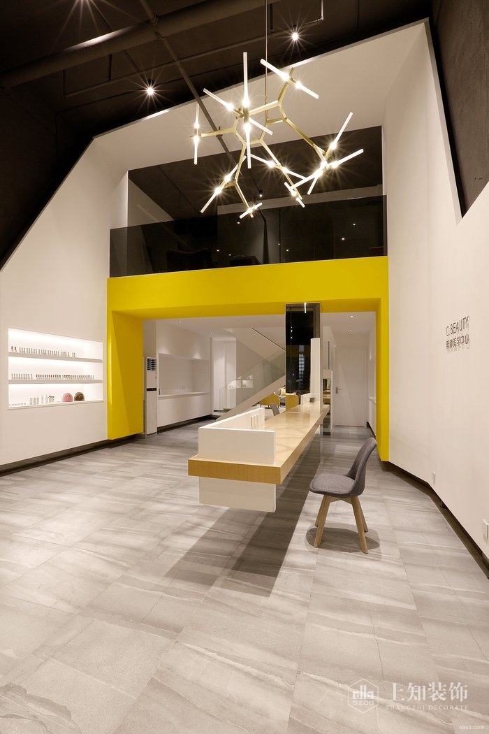 美容美甲工作室装修设计_休闲空间_上知空间设计